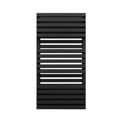 Terma Quadrus 531W Metallic Black Towel Warmer (H)870mm (W)450mm | Compare The Build