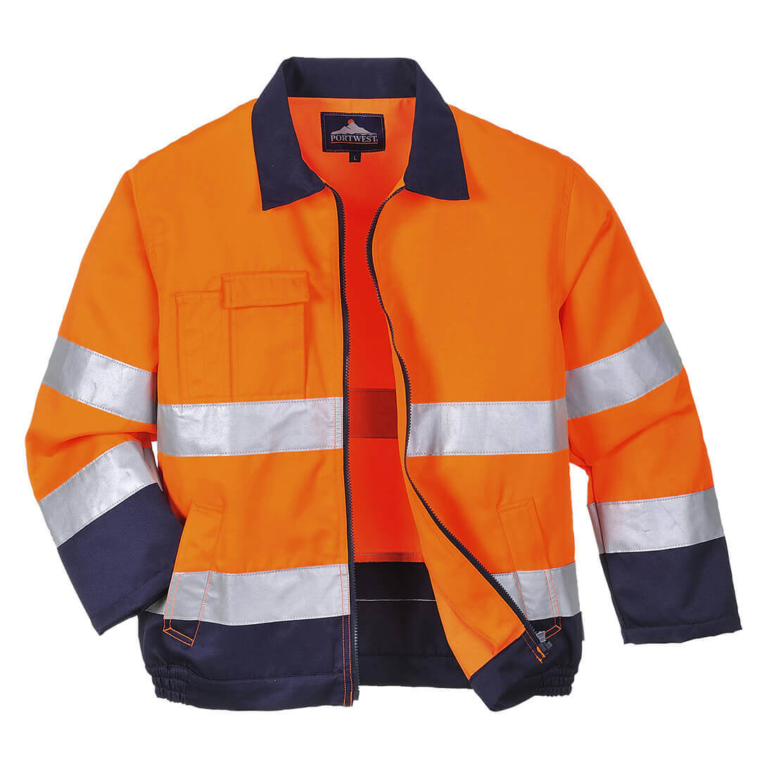 Portwest Madrid Hi Vis Jacket Orange / Navy S Price Comparisons | Compare The Build