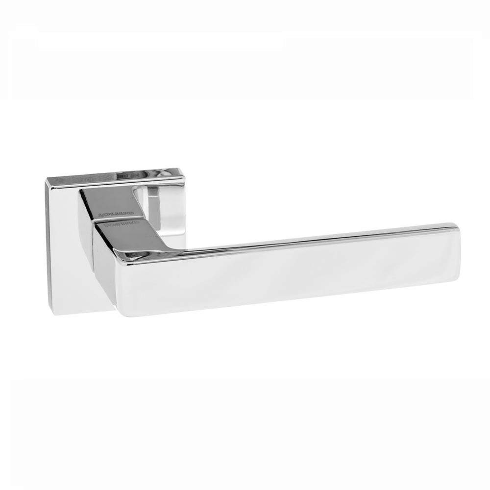 Atlantic Forme Asti Designer Lever on Minimal Square Rose - Polished Chrome Atlantic UK FMS254PC | Compare The Build