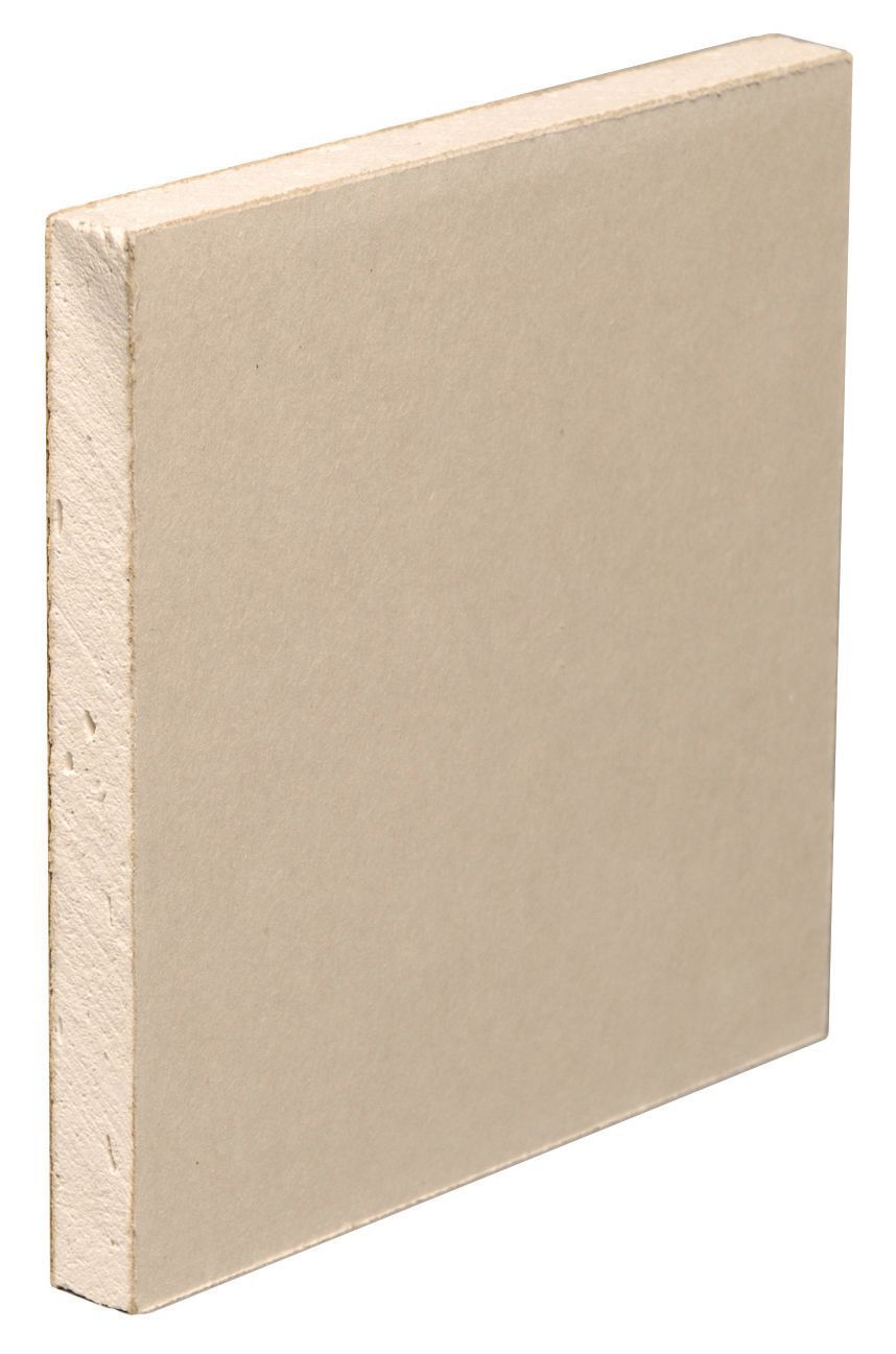 Handiboard Square edge Plasterboard, (L)1.22m (W)0.6m (T)12.5mm Price Comparisons | Compare The Build