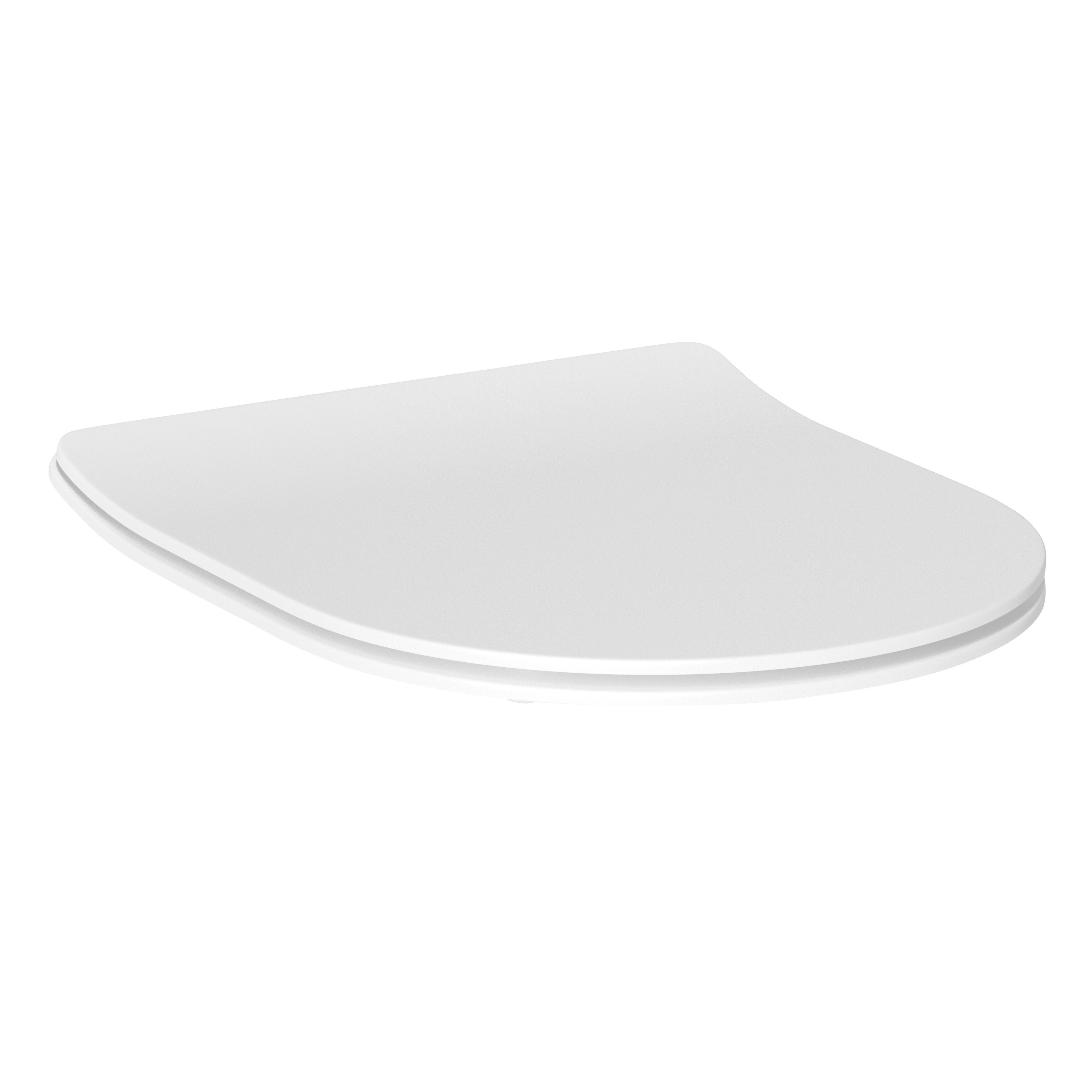 Cooke & Lewis Helena White Top Fix Soft Close Toilet Seat Price Comparisons | Compare The Build