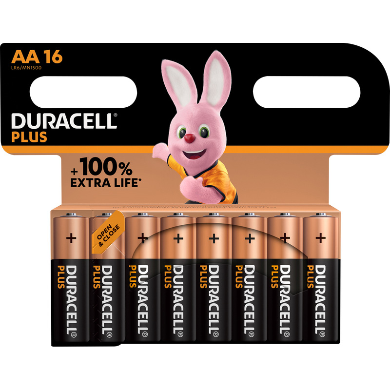 Duracell +100% Plus Power AA 16 Pk Price Comparisons | Compare The Build