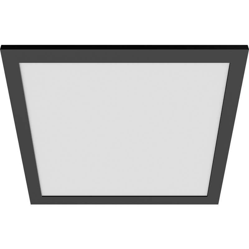 Philips CL560 Super Slim Square Panel Ceiling Light 300x300mm Black 12W 1200lm Warm White Price Comparisons | Compare The Build