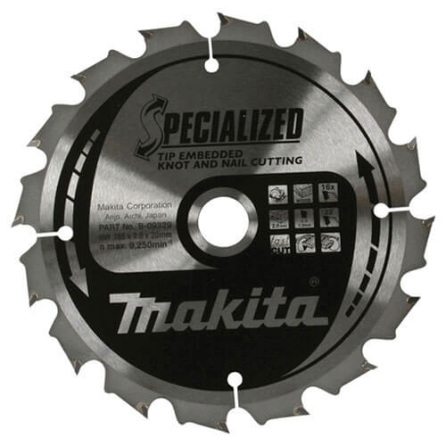 Makita SPECIALIZED Knot and Nail Cutting Saw Blade 216mm 40T 30mm Price Comparisons | Compare The Build