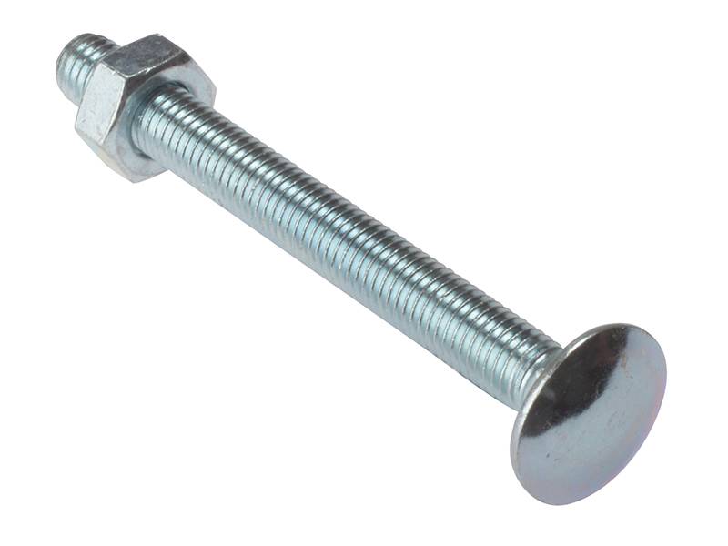 ForgeFix FORCB890G Carriage Bolt & Nut ZP M8 x 90mm Bag 10 Price Comparisons | Compare The Build