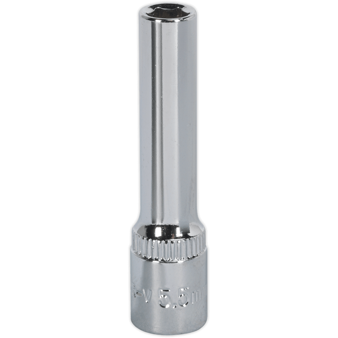 Sealey 1/4" Drive Polished Deep Hexagon WallDrive Socket Metric 1/4" 5.5mm Price Comparisons | Compare The Build