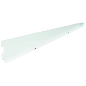 Twin Slot White Shelf Bracket - 320mm Price Comparisons | Compare The Build