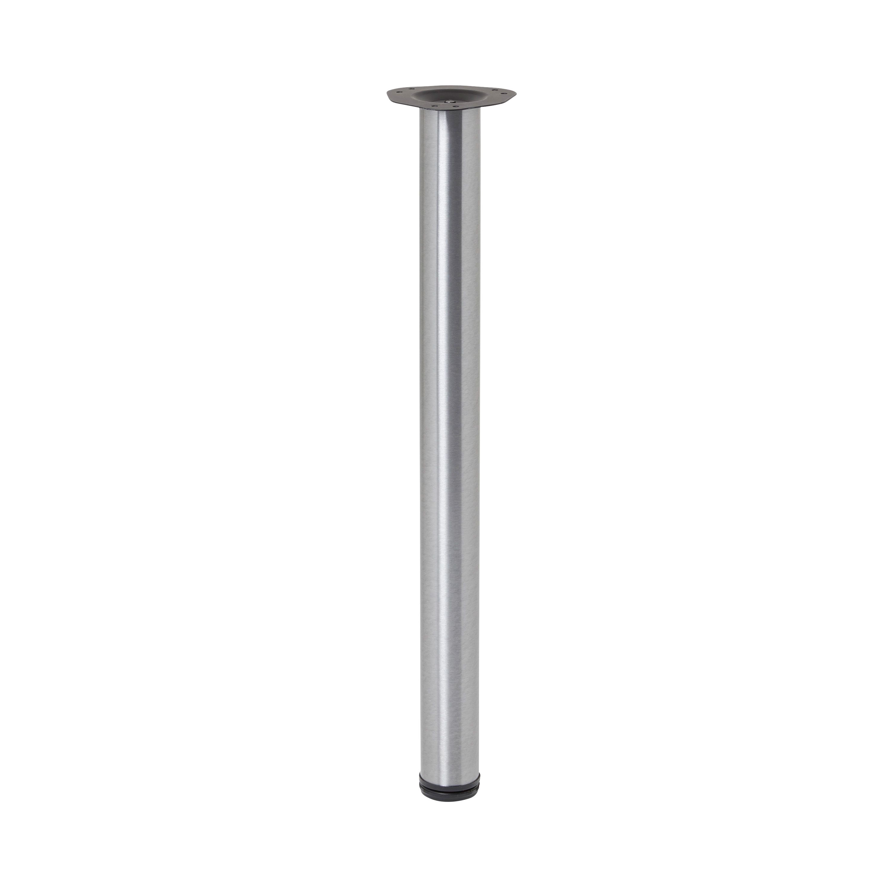 GoodHome Nantua 900mm Silver Effect Modern Worktop Support Leg Price Comparisons | Compare The Build