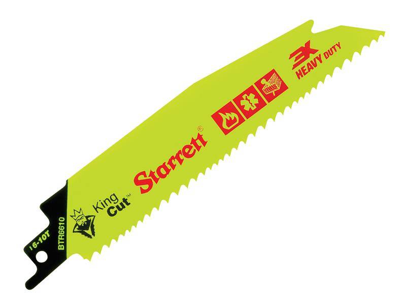 Starrett STRBTR66105 BTR6610-5 Bi-Metal King Cut™ Demolition Blade 152mm 6-10 TPI (Pack 5) Price Comparisons | Compare The Build