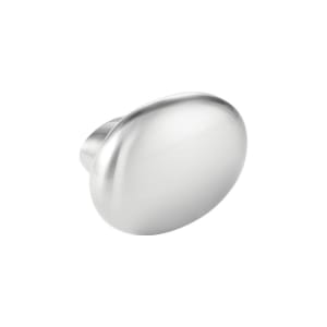 Wickes Piera Oval Knob Handle - Stainless Steel Effect | Compare The Build