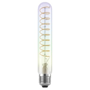 Eglo LED Dimmable Tube Twisted Filament E27 Iridescent Light Bulb - 4W Price Comparisons | Compare The Build