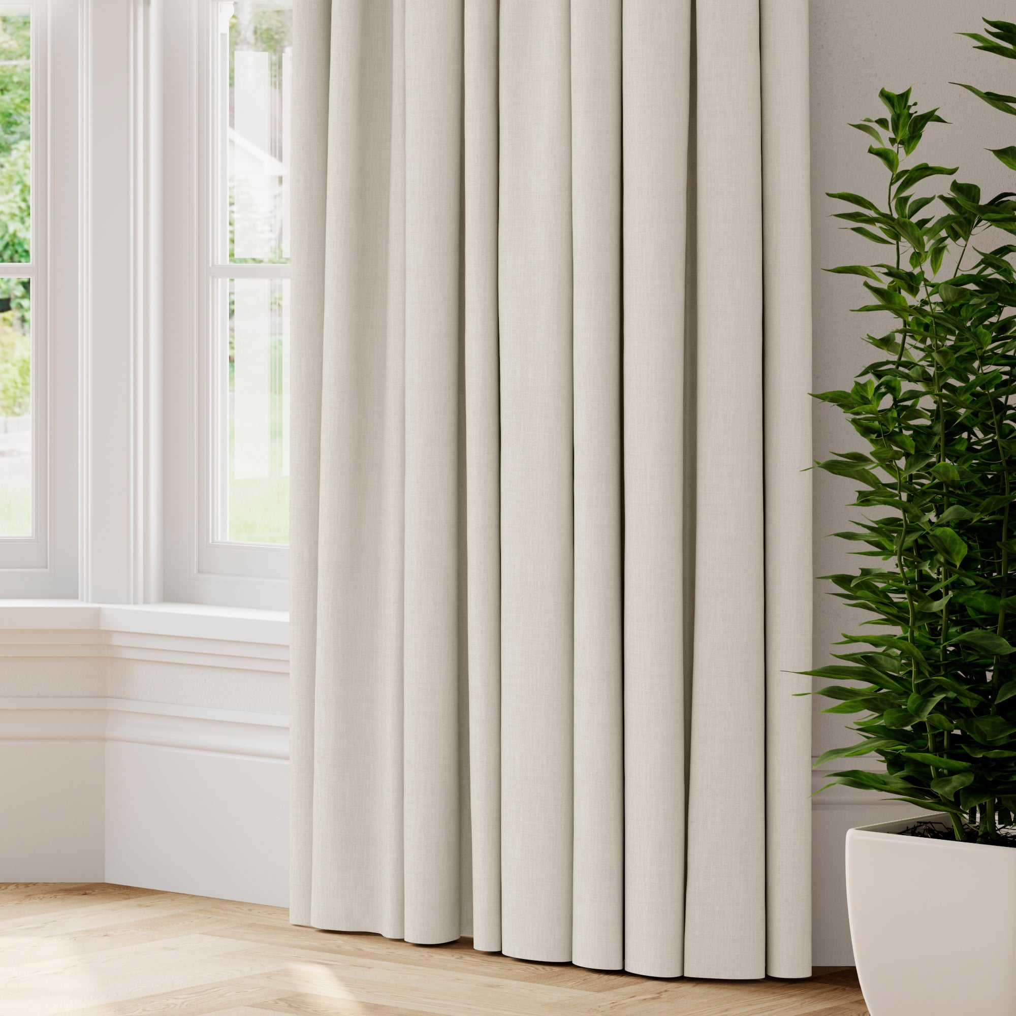Bronte Recycled Polyester Made to Measure Curtains Bronte Pearl Price Comparisons | Compare The Build
