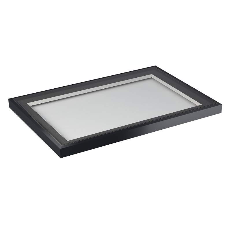 Atlas Clear Tint Fixed Flat Rooflight with Grey White Frame - 2900mm x 1000mm Glass Atlas Roof Solutions AFR-DBL-CL-29001000-GW Price Comparisons | Compare The Build