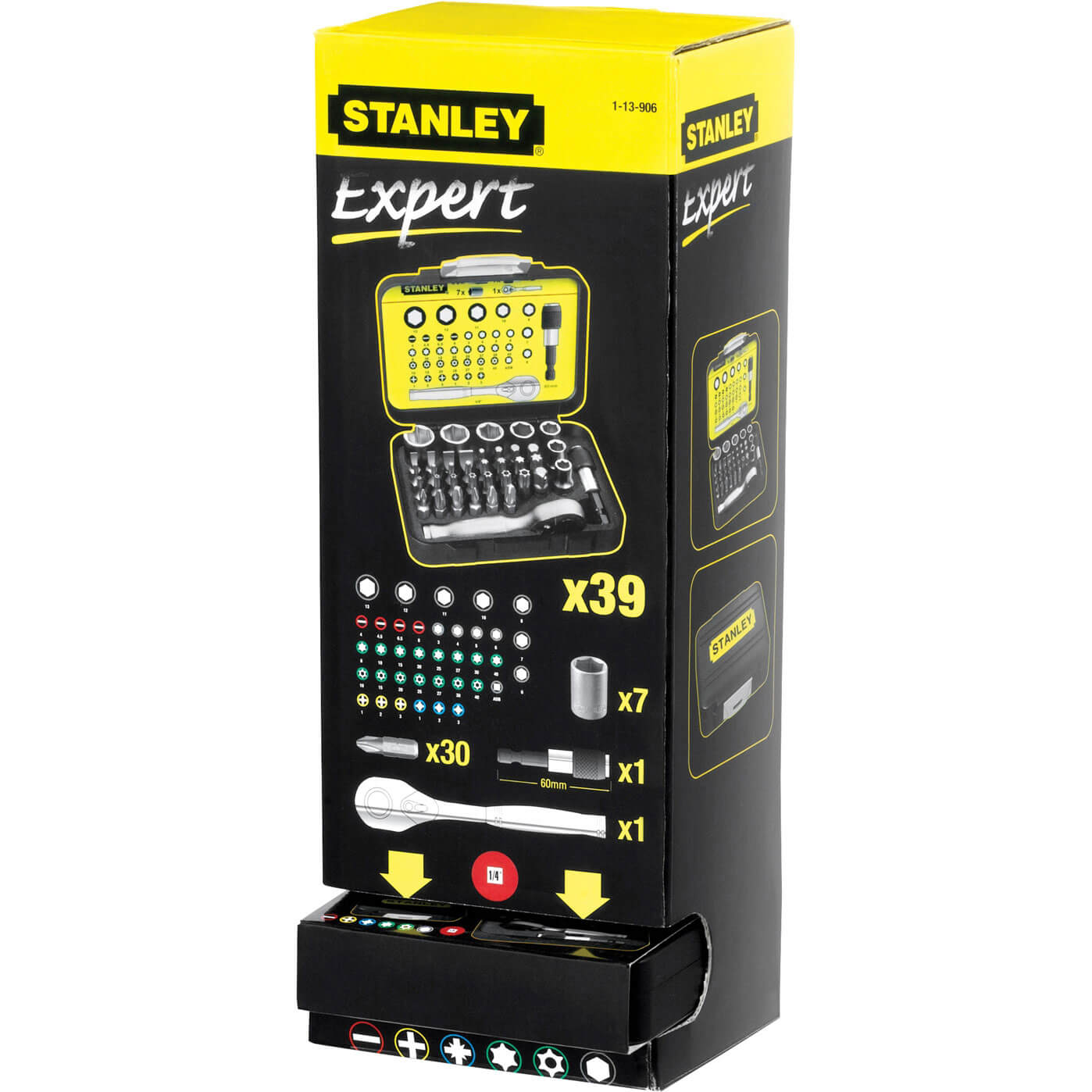 Stanley 39 Piece Socket and Bit Set 1/4" Price Comparisons | Compare The Build