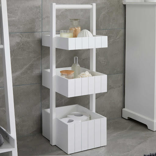 Vale Designs Freestanding 3 Tier Caddy - White Price Comparisons | Compare The Build