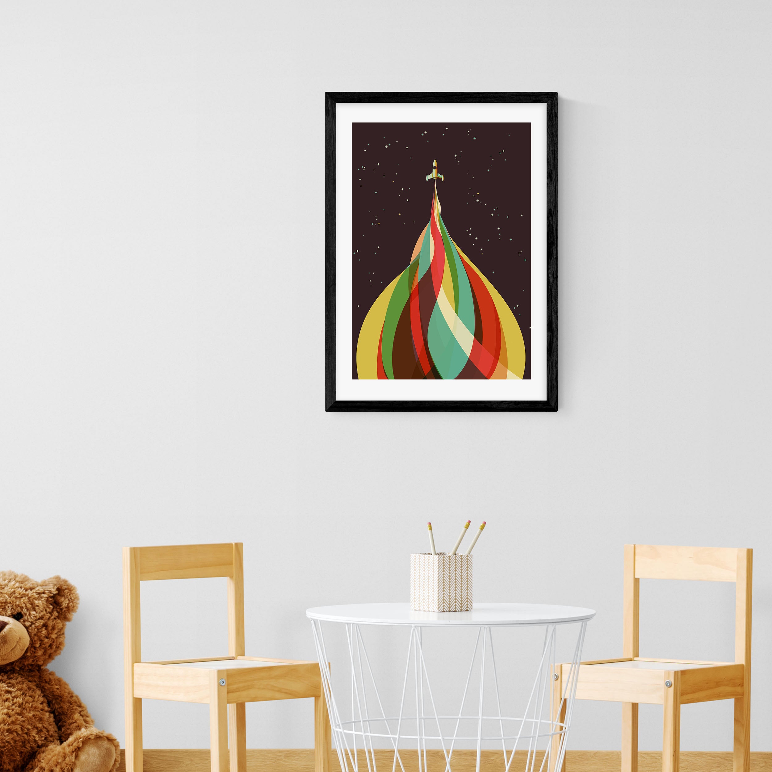 East End Prints Space Boy Print MultiColoured Price Comparisons | Compare The Build