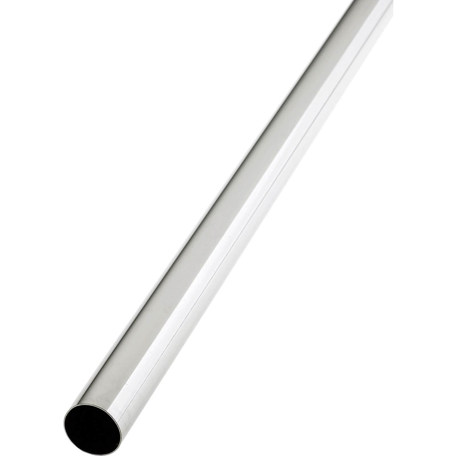 Colorail Chrome Effect Steel Round Tube, (L)2.44M (Dia)25mm Price Comparisons | Compare The Build