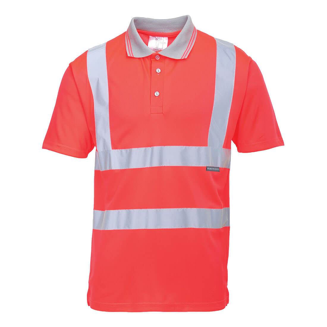 Portwest Mens Class 2 Hi Vis Polo Shirt Red 2XL Price Comparisons | Compare The Build