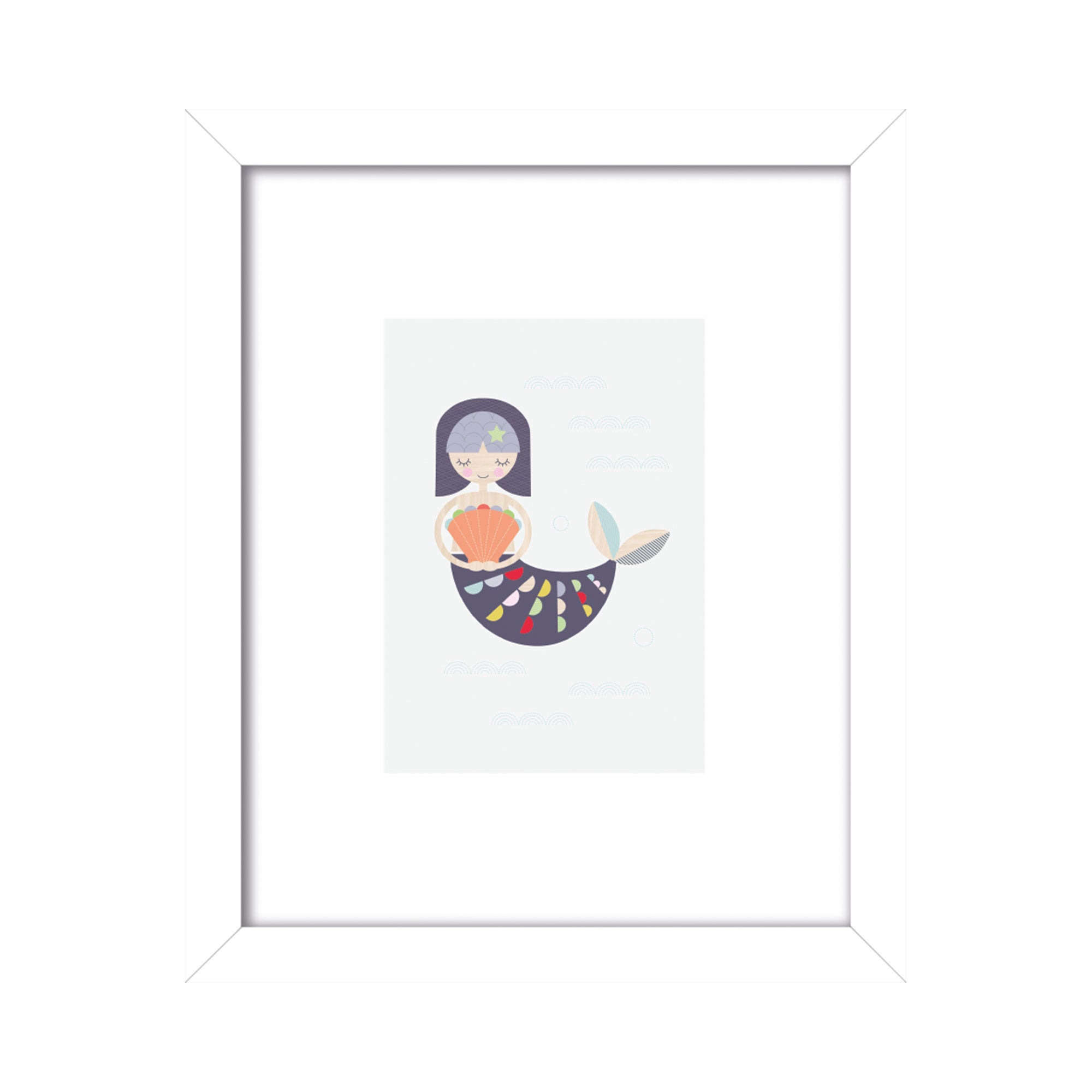 The Art Group Mermaid Framed Print MultiColoured Price Comparisons | Compare The Build