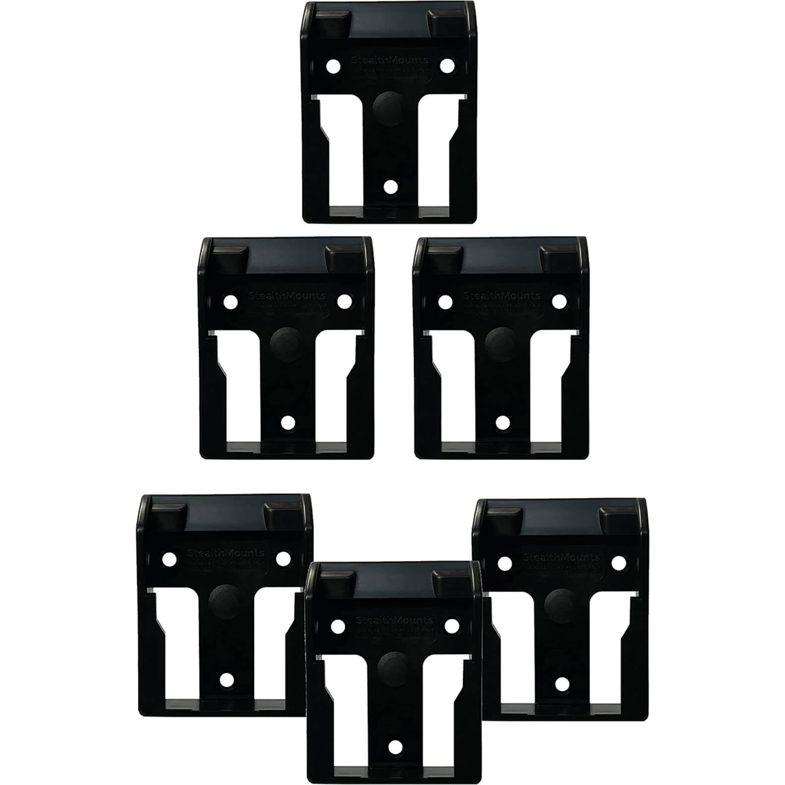 Stealth Mounts 6 Pack Battery Mounts For Dewalt 18-54V XR Tools Black Price Comparisons | Compare The Build