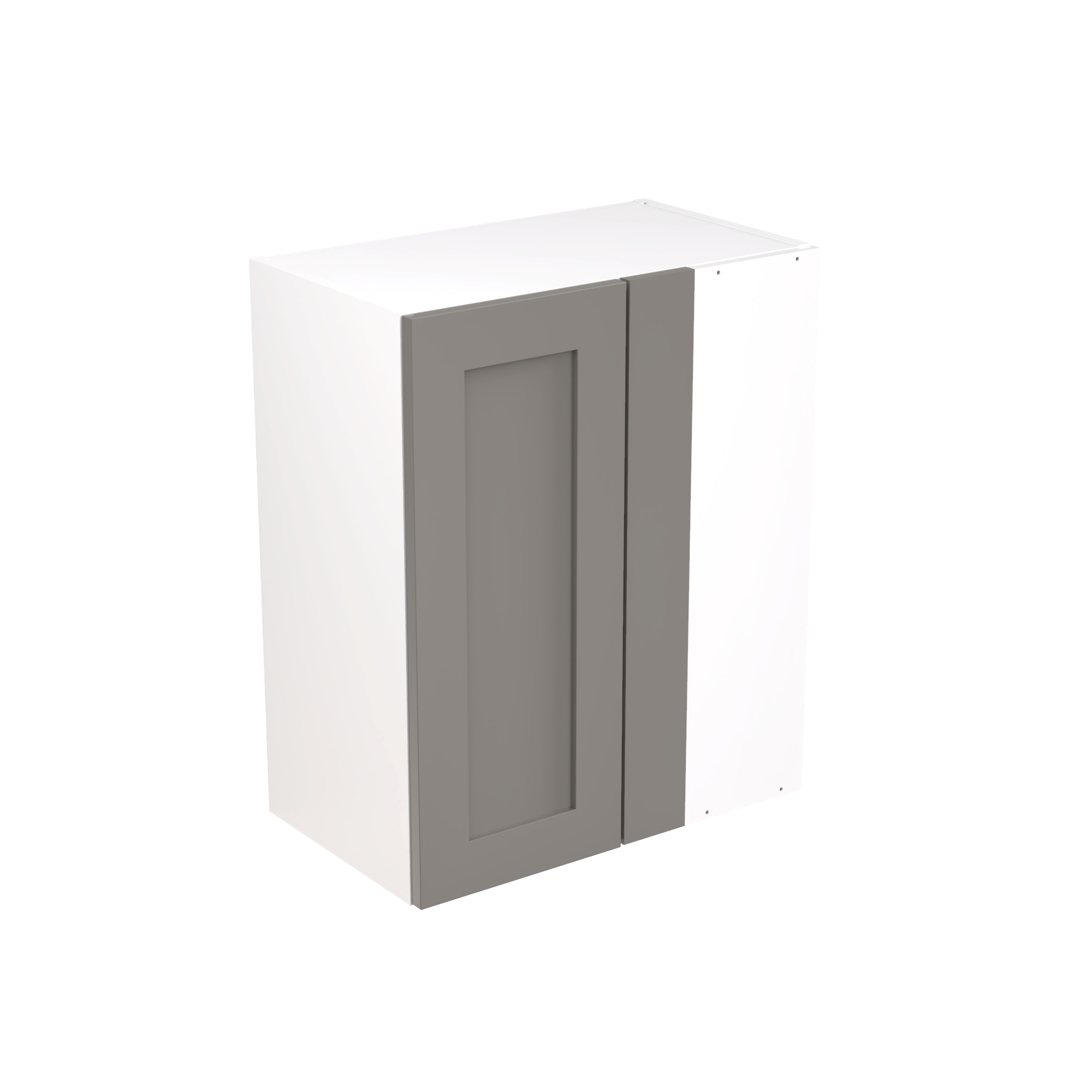 Flatpack Closed Corner Wall Unit Shaker Ultra Matt Dust Grey 600mm - FKKH0816 Price Comparisons | Compare The Build