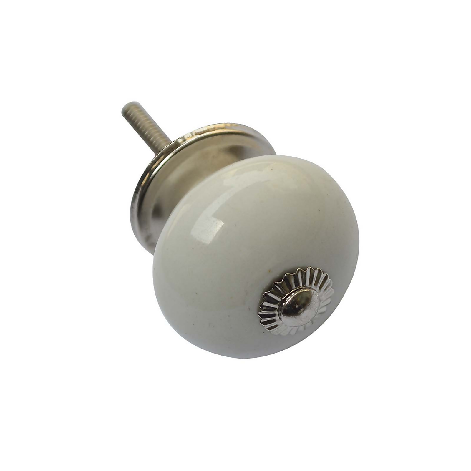 Pitville 40mm Grey Crackle Ceramic Door Knob Price Comparisons | Compare The Build