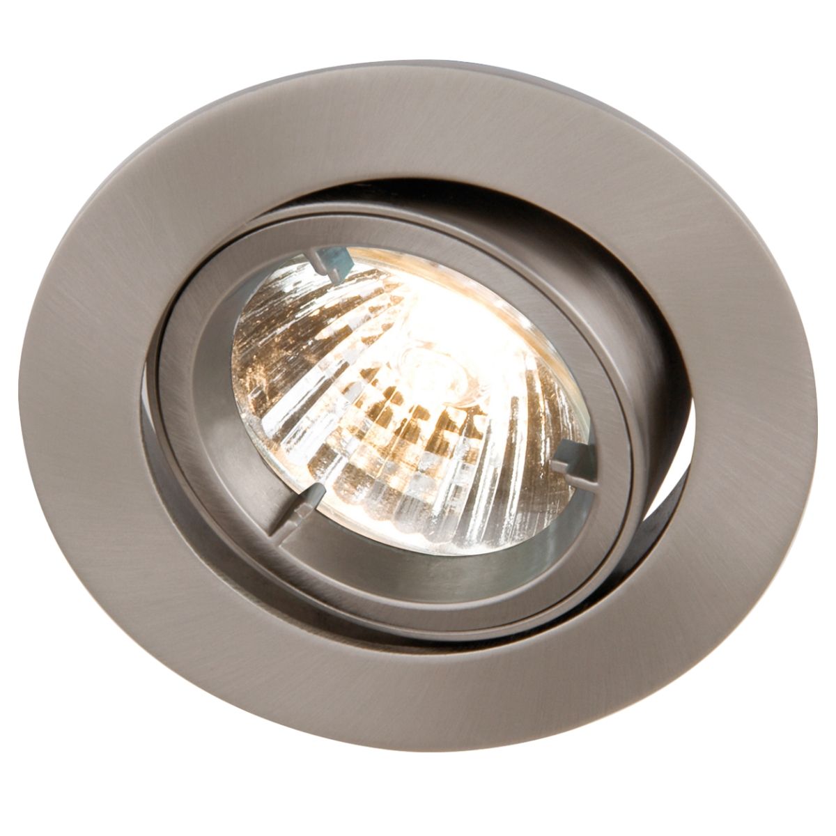 GU10 Downlight, Tilt, Die-Cast In Satin Chrome Price Comparisons | Compare The Build
