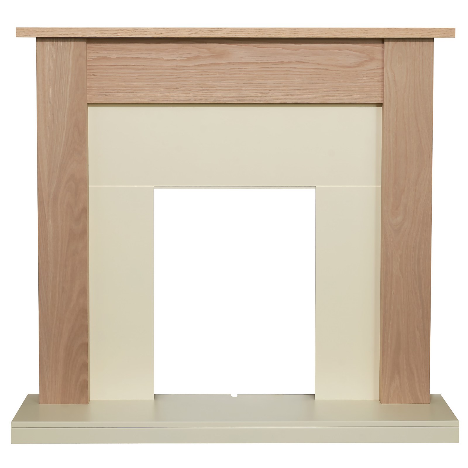 Adam Southwold Fireplace in Oak & Cream Price Comparisons | Compare The Build