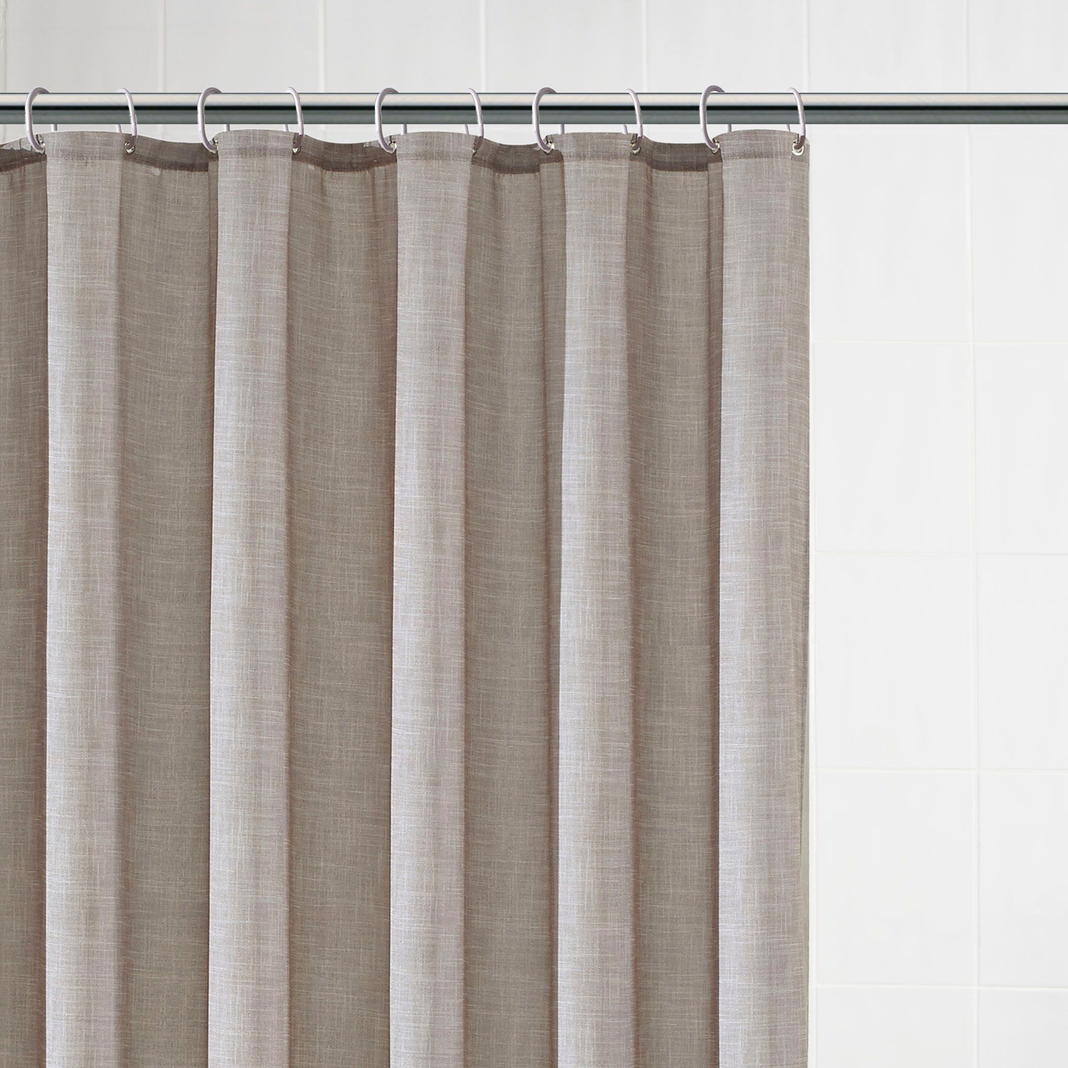 Blanka Natural Textured Shower Curtain (L)1800 mm Price Comparisons | Compare The Build