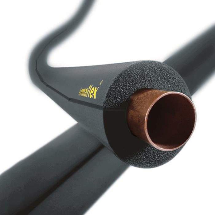 Armaflex Slit Pipe Insulation by Armacell 54mm x 25mm x 2m - 18m Pack Foamed Nitrile Rubber PR54252S Price Comparisons | Compare The Build
