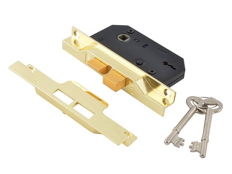 UNION UNNY2242EB25 2242 2 Lever Mortice Rebated Sashlock Electro Brass 65.5mm 2.5in Visi Price Comparisons | Compare The Build