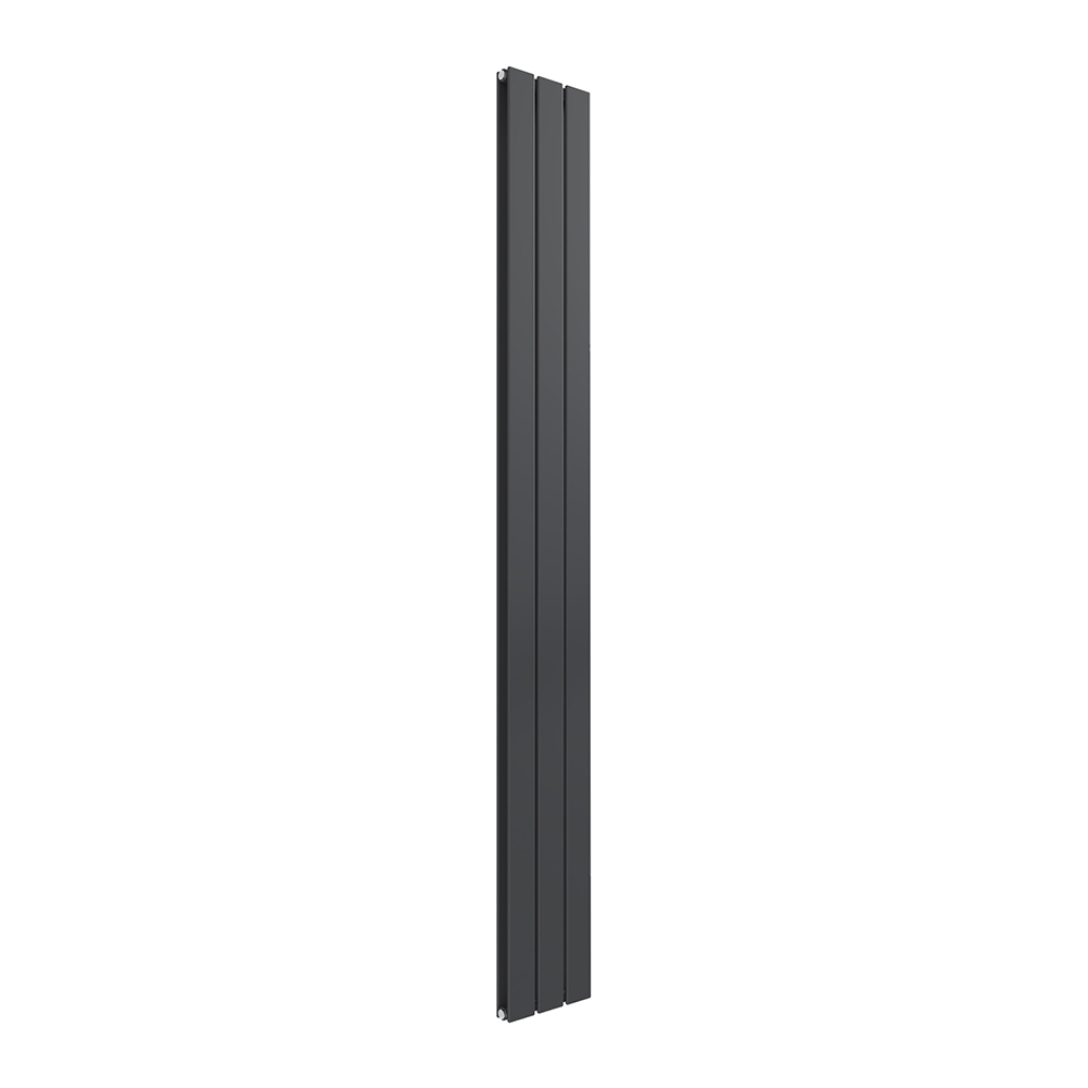 Reina Flat Vertical Designer Radiator, Anthracite, 1800mm x 218mm | Compare The Build