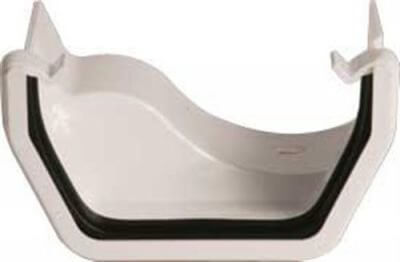 FloPlast PVC Square to Cast Iron Ogee Right Hand Guter Adaptor - White Price Comparisons | Compare The Build