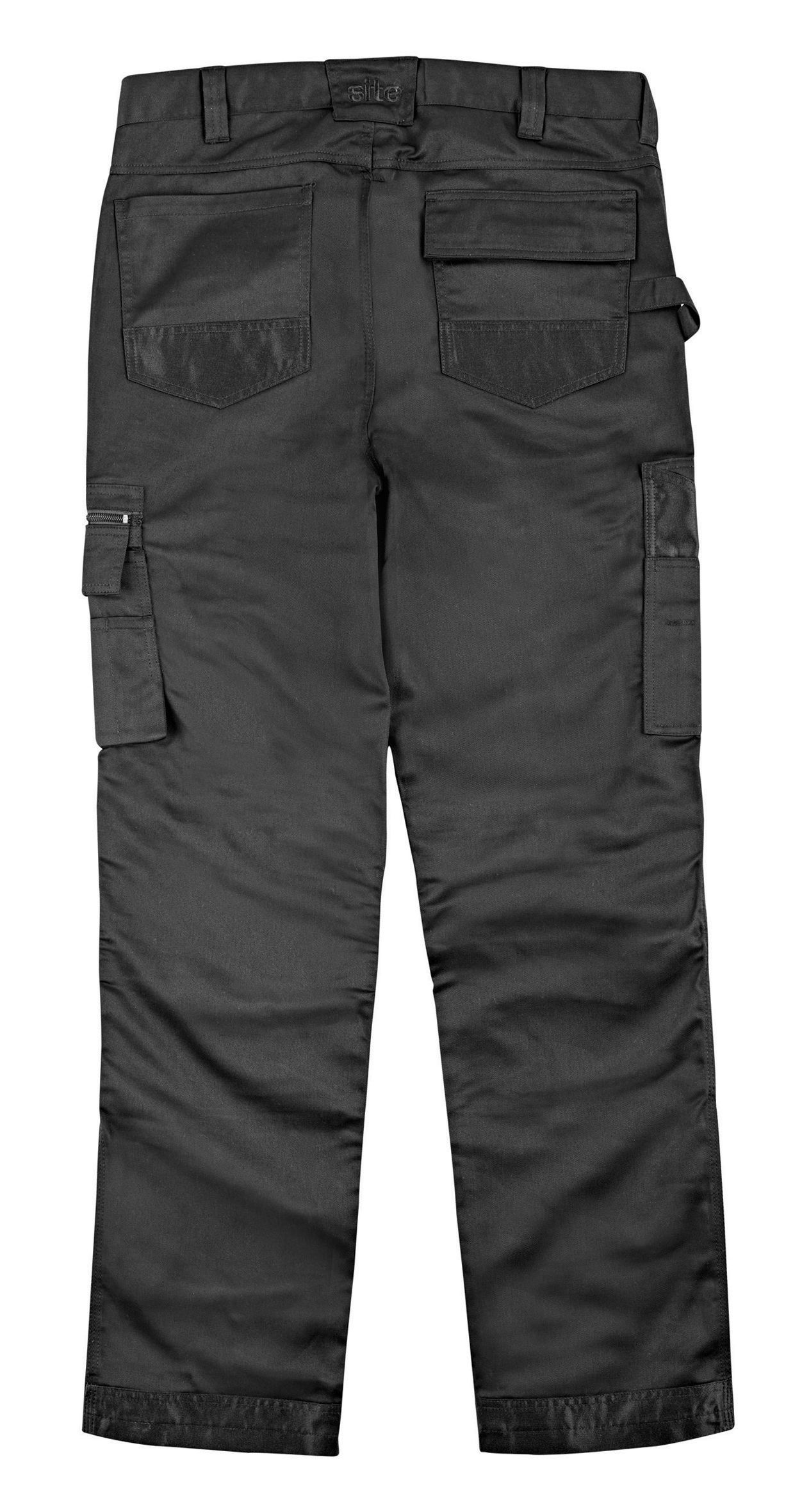 Site Jackal Black Trouser W32" L31" Price Comparisons | Compare The Build