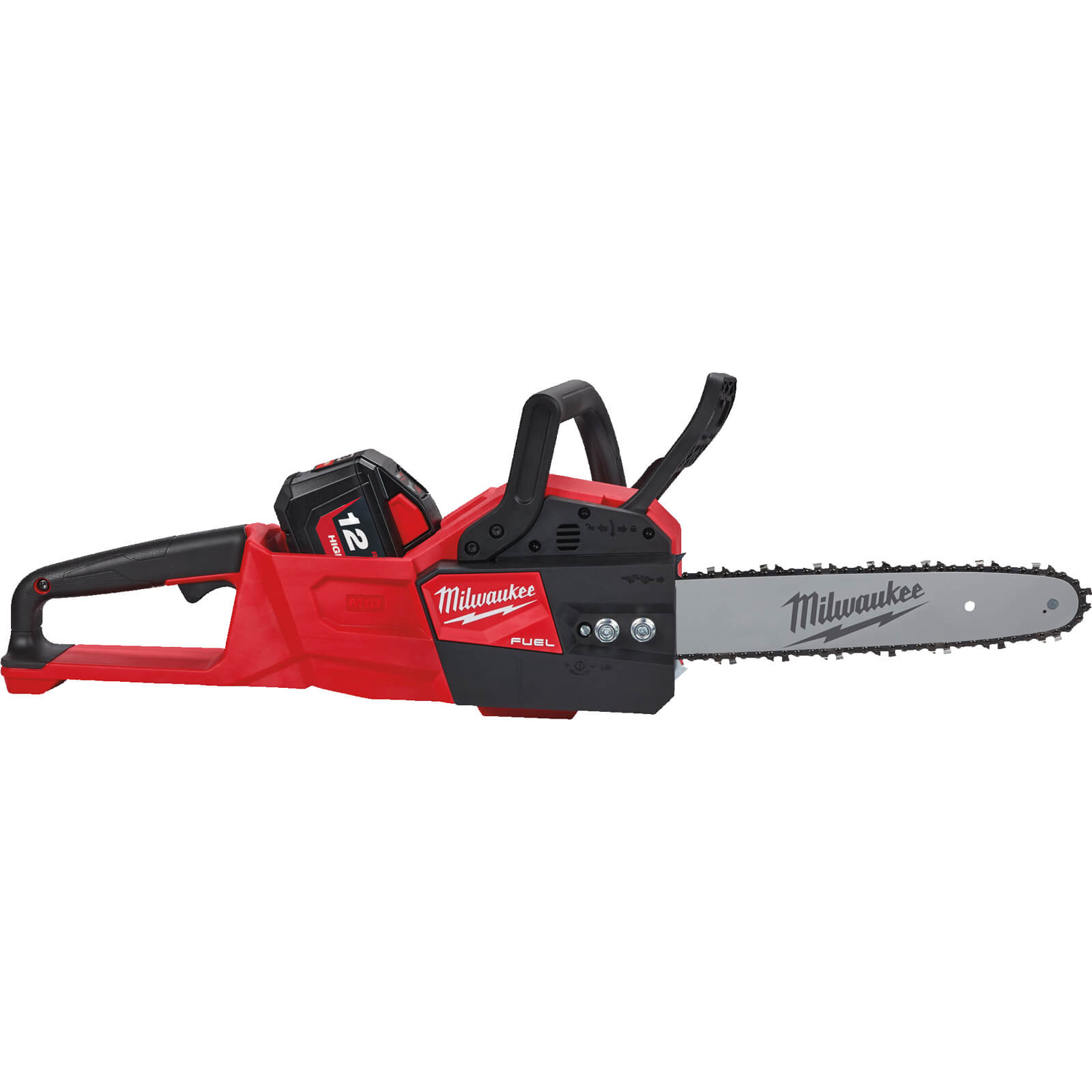 Milwaukee M18 FCHSC Fuel 18v Cordless Brushless Chainsaw 300mm 1 x 12ah Li-ion Charger | Compare The Build