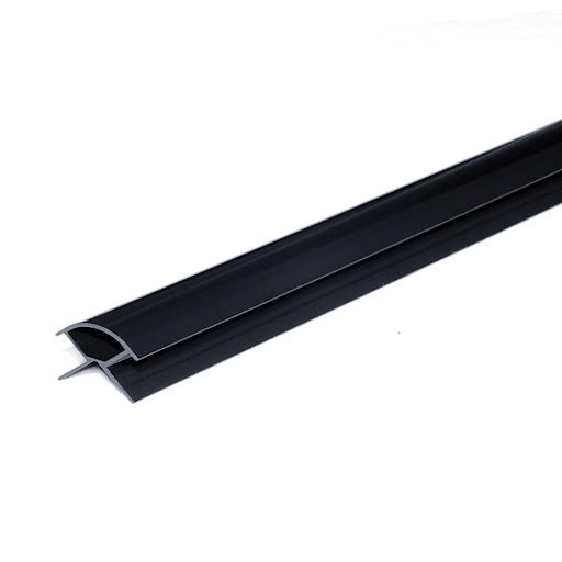 Starline Wall Panel Aluminium External Corner Trim Black 2.4m | Compare The Build