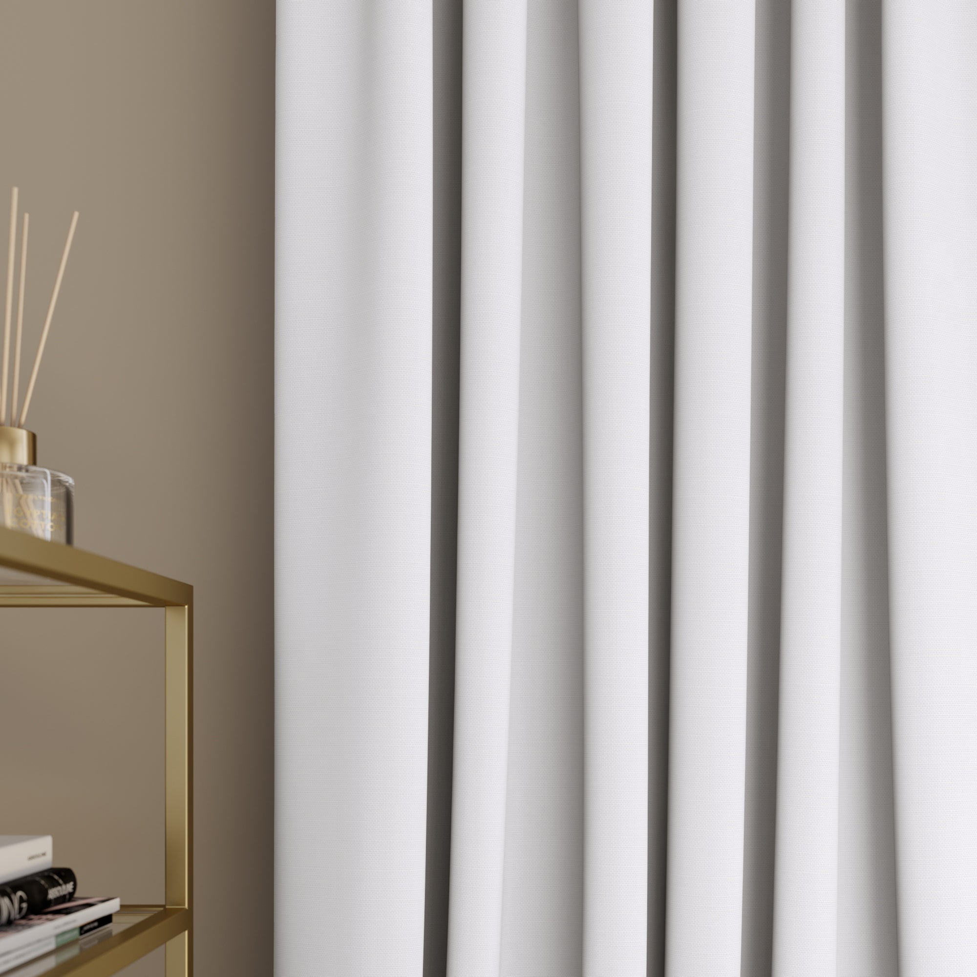 Capri Made to Measure Curtains Capri White Price Comparisons | Compare The Build