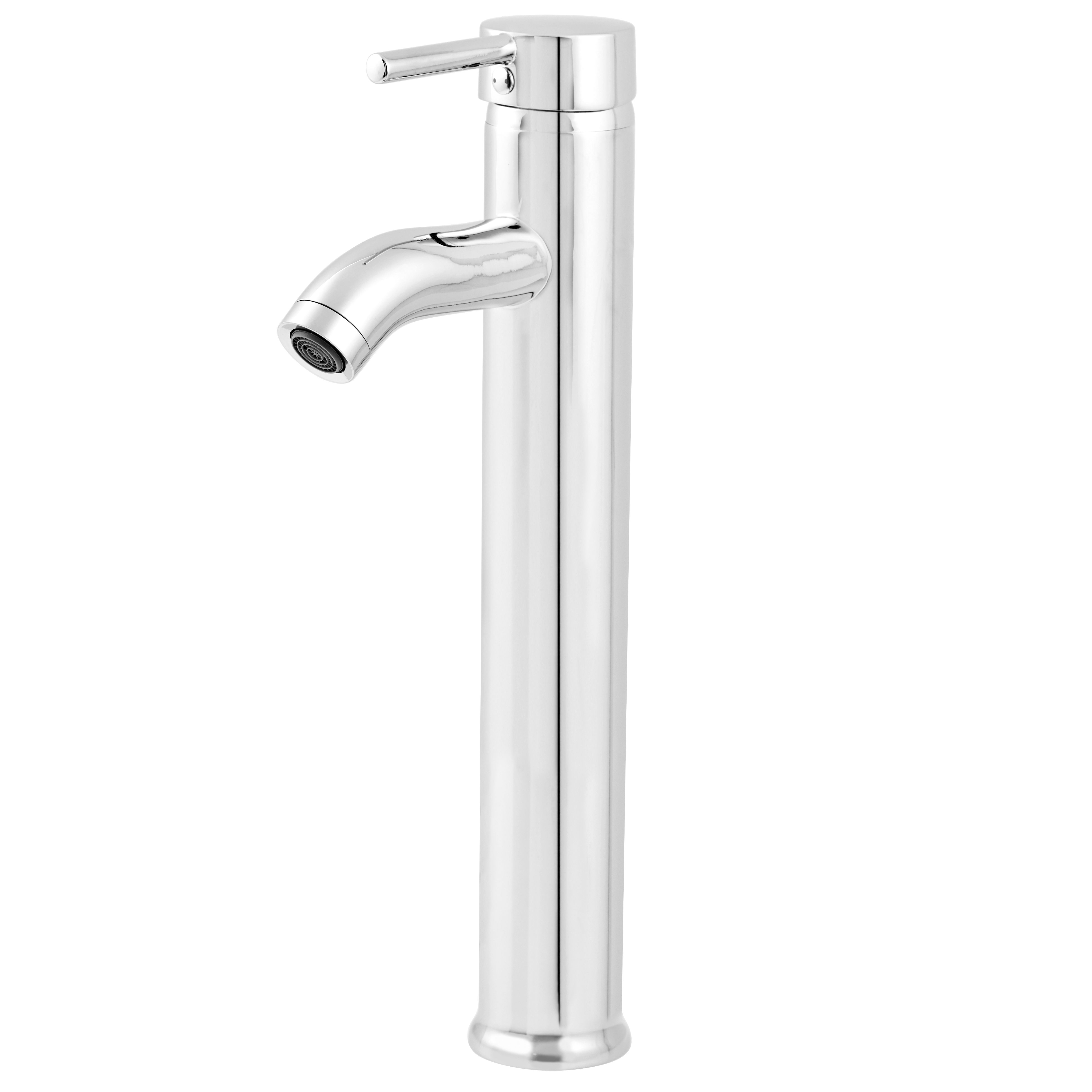 GoodHome Hoffell 1 Lever Tall Contemporary Basin Mono Mixer Tap Price Comparisons | Compare The Build