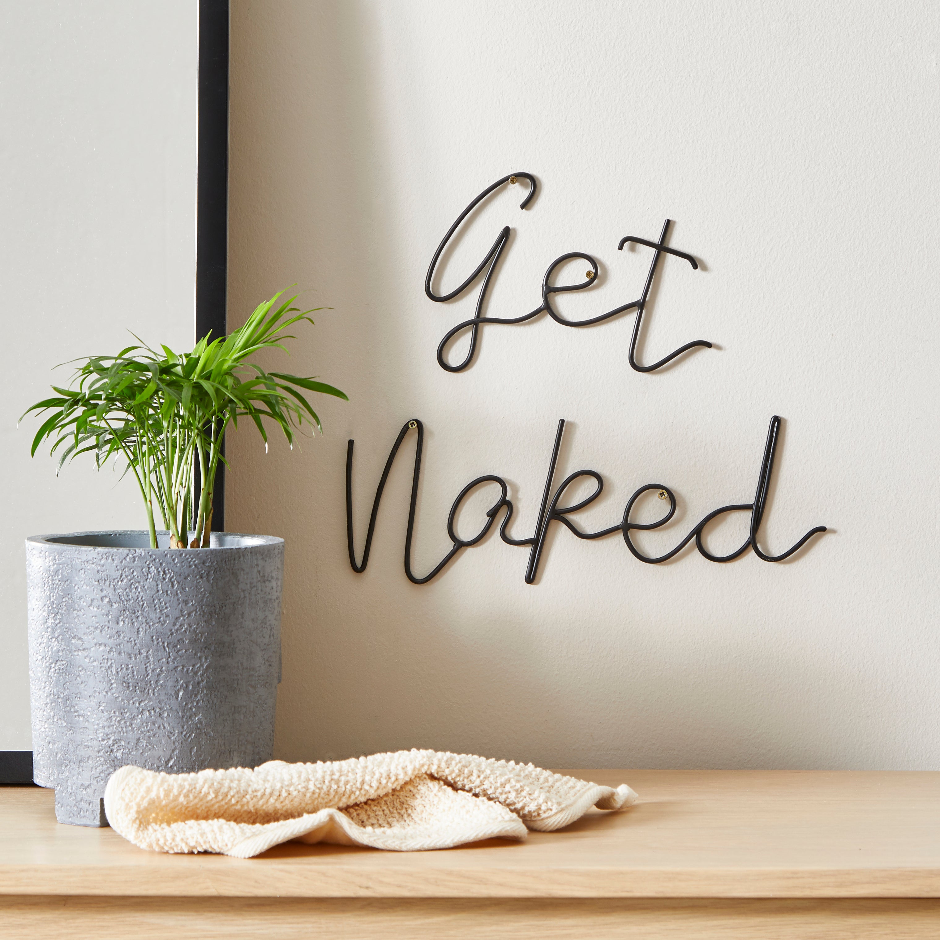 Get Naked Wire Wall Art Black Price Comparisons | Compare The Build