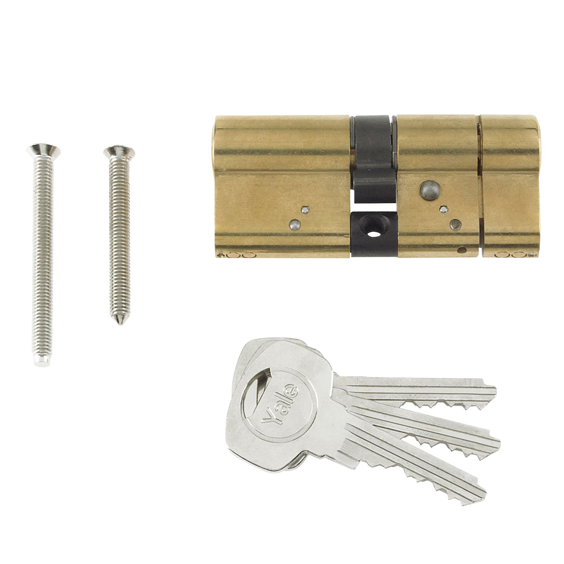 Yale 100mm Brass Plated Euro Cylinder Lock Price Comparisons | Compare The Build