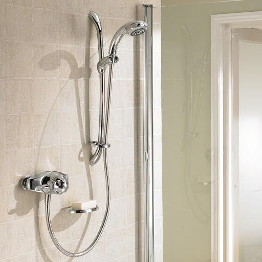 Mira Excel Thermostatic Mixer Shower -Exposed with Adjustable Head 1.1518.300 Price Comparisons | Compare The Build