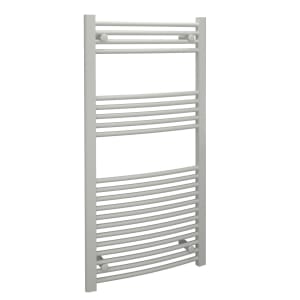 Kudox Curved Towel Radiator - White 500 x 1200 mm Price Comparisons | Compare The Build