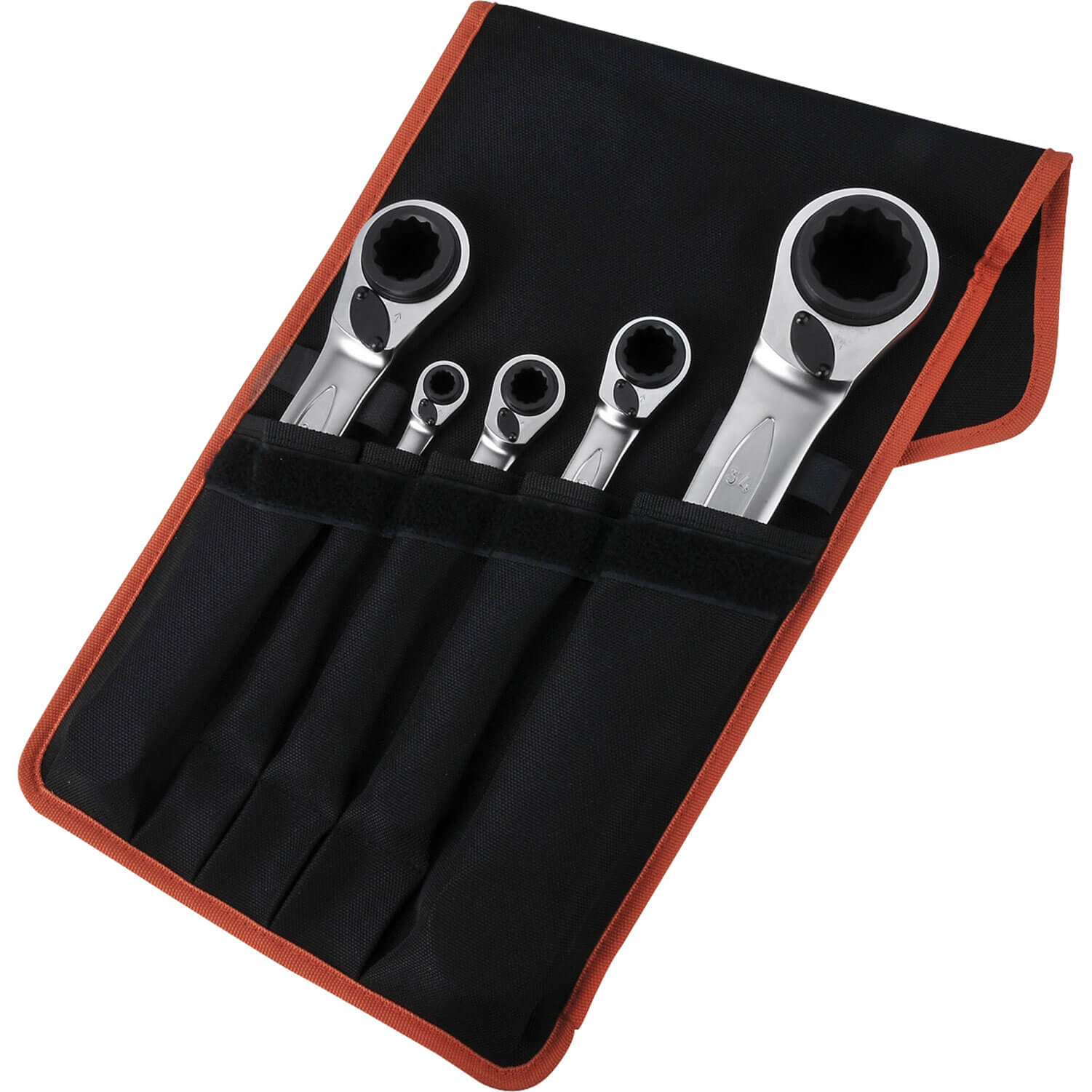 Bahco 5 Piece Reversible Ratchet Ring Spanner Set | Compare The Build