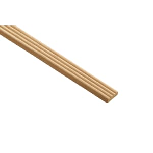 Wickes Light Hardwood Reed Moulding - 21 x 6 x 2400mm Price Comparisons | Compare The Build