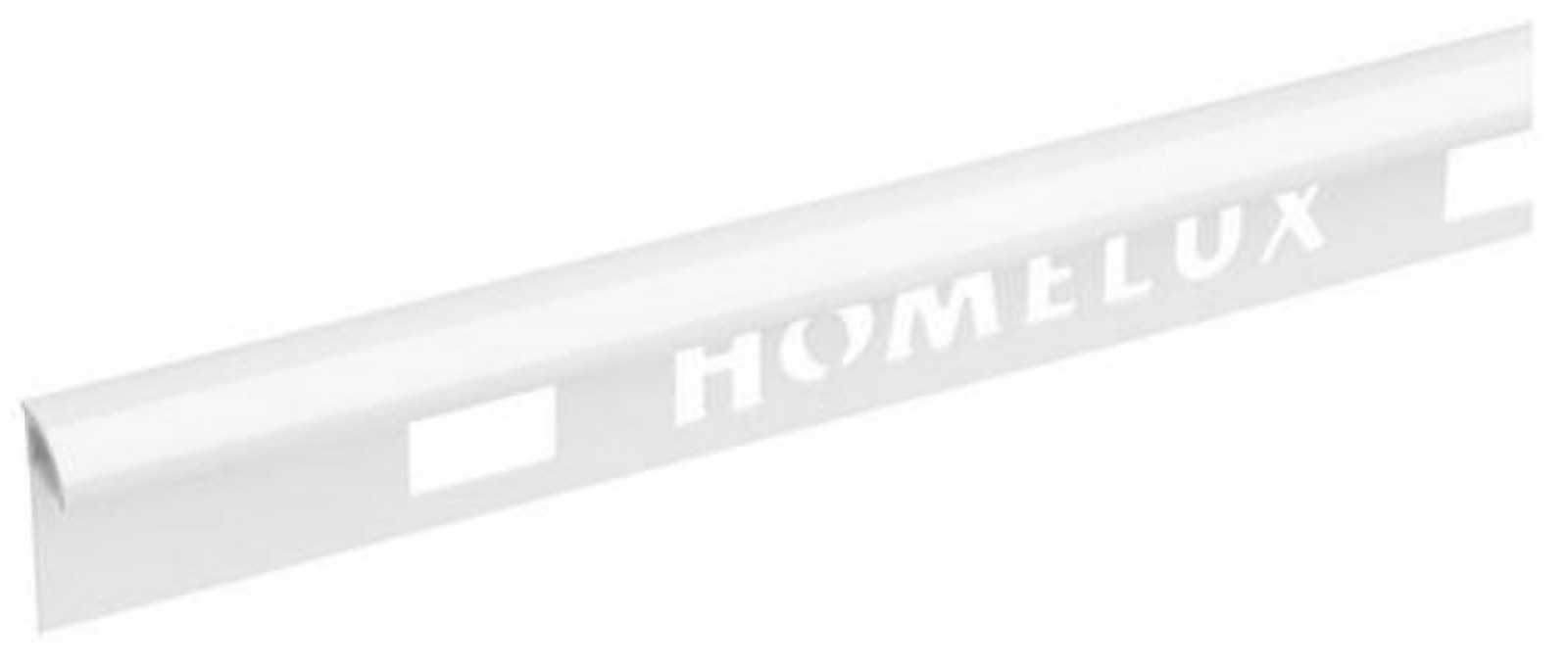 Homelux 8mm Quadrant PVC Tile Trim - Gloss White - 1.83m Price Comparisons | Compare The Build