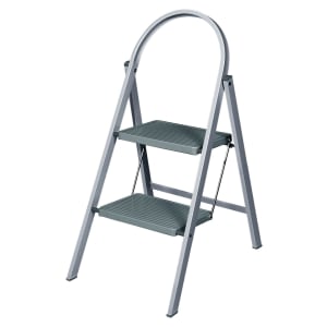 Werner 2 Step Grey Stepstool | Compare The Build