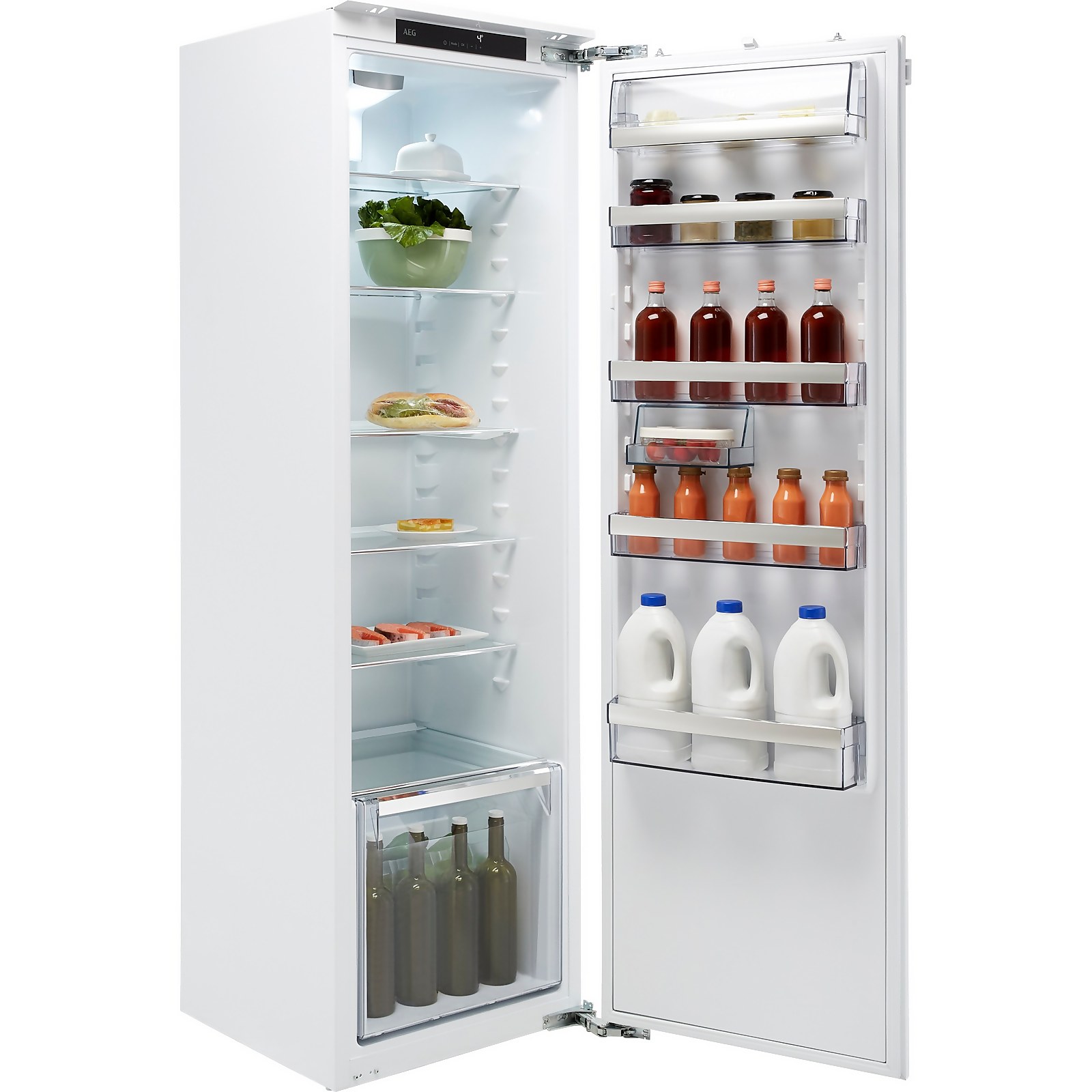 AEG SKB818F1DC Integrated Upright Fridge - Fixed Door Fixing Kit - White Price Comparisons | Compare The Build