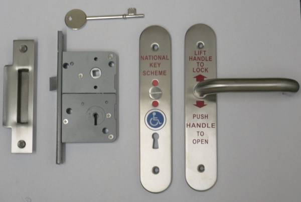 Satin Stainless Steel Radar Disabled Toilet Lock - Right Hand Price Comparisons | Compare The Build