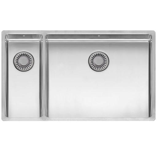 Reginox New York 1.5 Bowl Stainess Steel Kitchen Sink with Waste Main Bowl Right - NEW YORK 18x40+50x40 Price Comparisons | Compare The Build