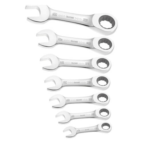 Expert by Facom 7 Piece Midget Ratchet Combination Spanner Set Price Comparisons | Compare The Build